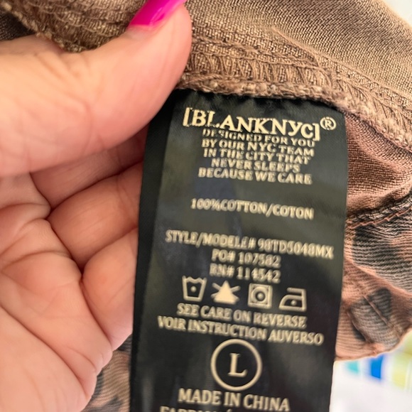 #K——BLANK NYC LEOPARD JACKET - Picture 7 of 10